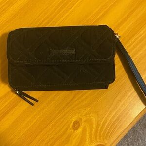 Vera Bradley Black Wallet/Wristlet